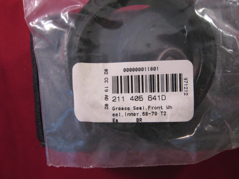 1968-79 VW Bus Wheel Seal - Front 211405641D