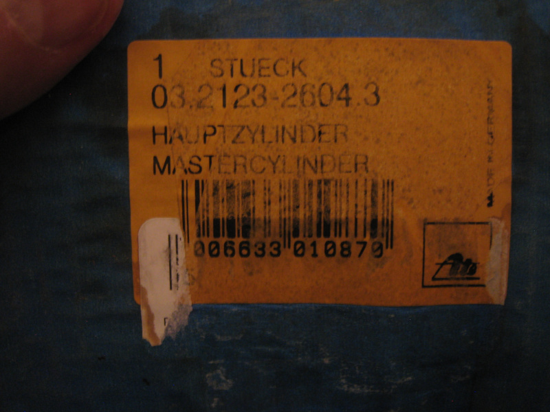 1971-79 VW Bus Brake Master Cylinder