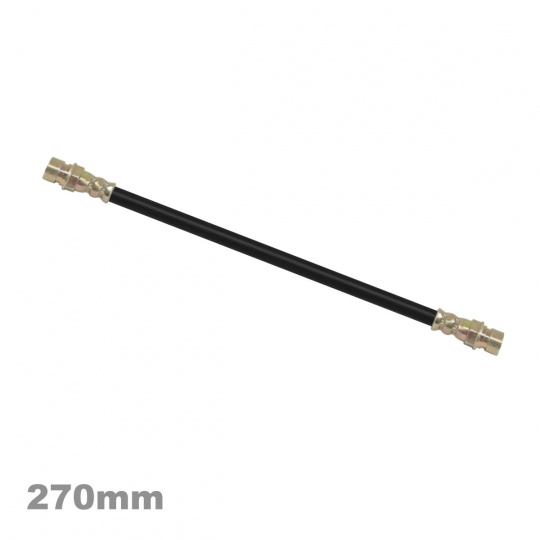 VW Rear Brake Hose – 270mm – F/F Ends – 1954-68 Beetle – Ghia – 1955-79 Bus 55-79 – 1962-73 Type 3 VW Rear Brake Hose – 270mm – F/F Ends – 1954-68 Beetle – Ghia – 1955-79 Bus 55-79 – 1962-73 Type 3
