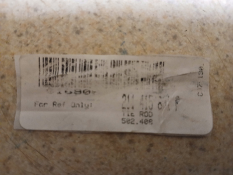 Tie Rod Assembly, Left or Right, Adjustable