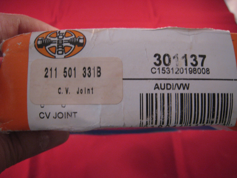 VW CV Joint 211-501-331B