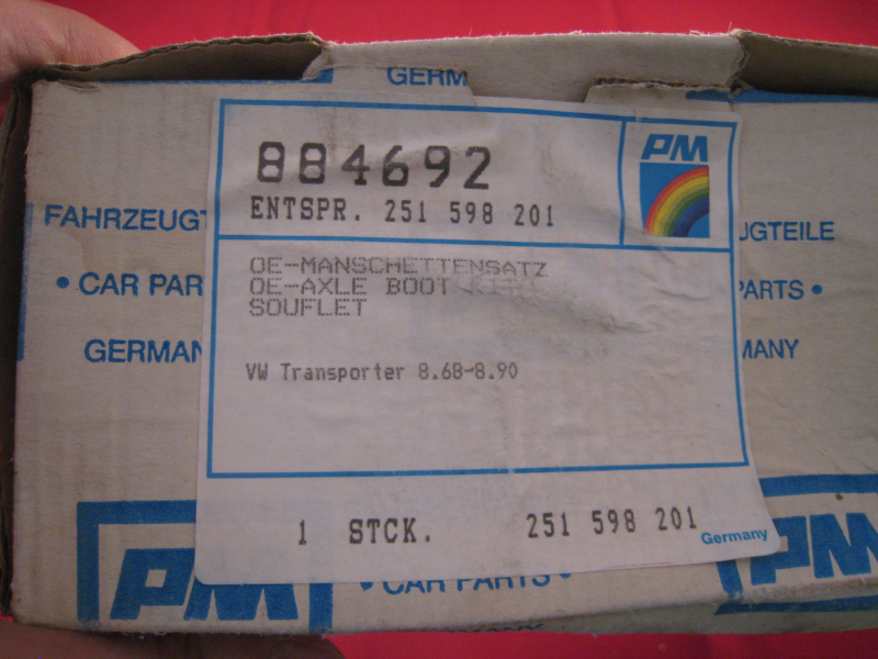 VW Axle Boot 251-598-201