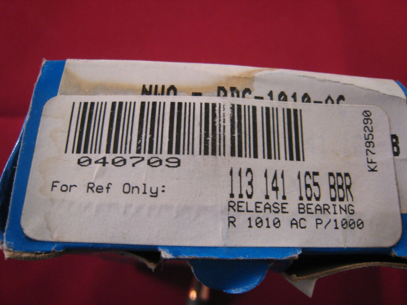 VW Clutch Release Throw Out Bearing 13141165B