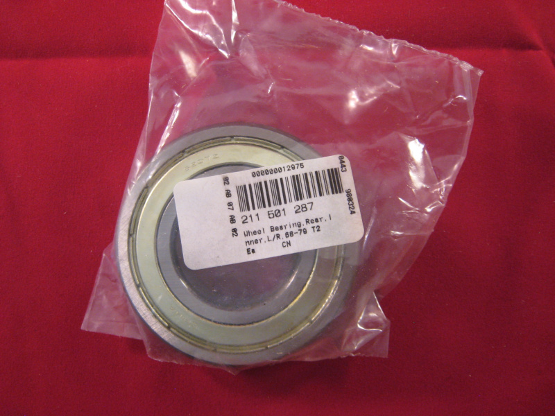 VW Wheel Bearing - Rear Inner 211501287